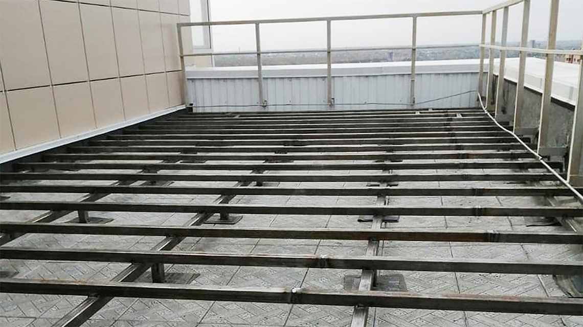 монтаж террасной доски